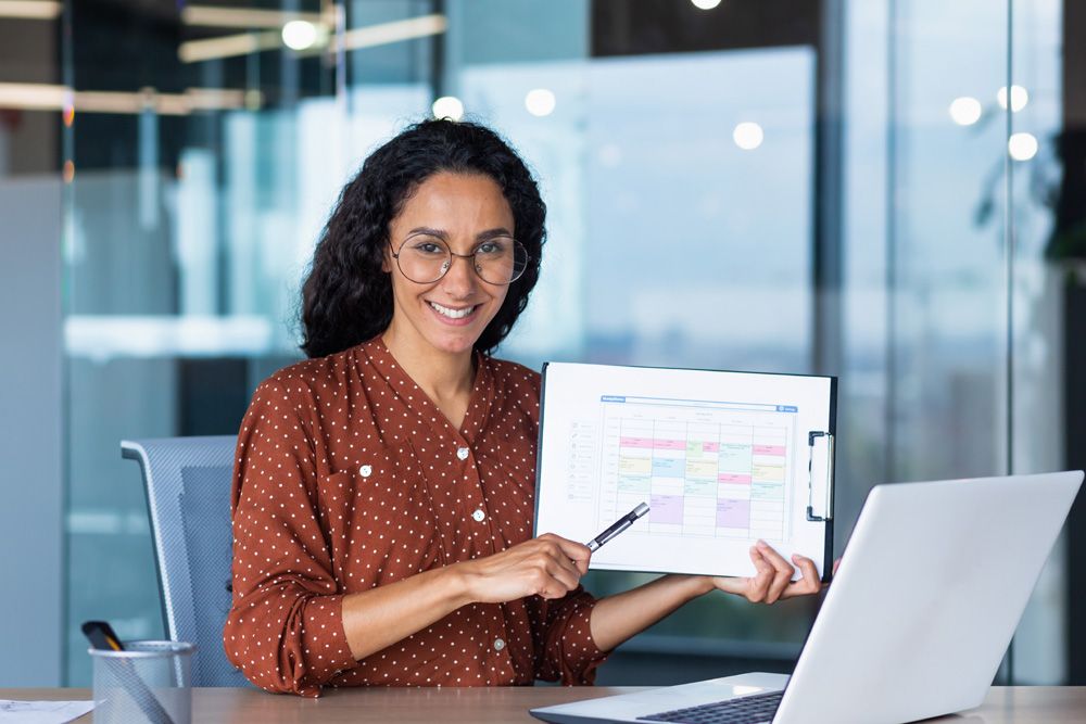 femme organisée